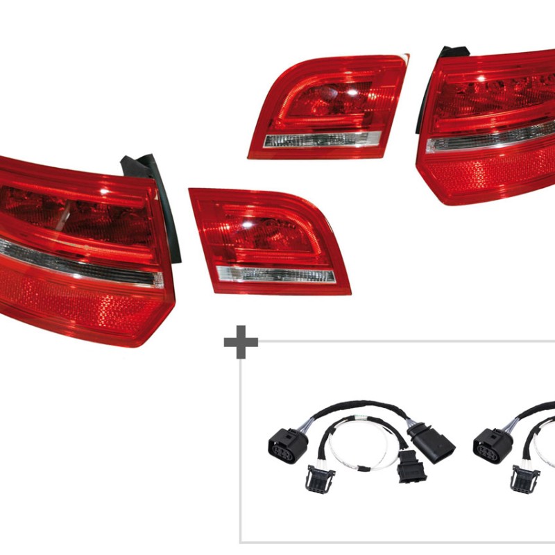 KUFATEC Facelift Heckleuchten LED für Audi A3 8PA Sportback + Adapter