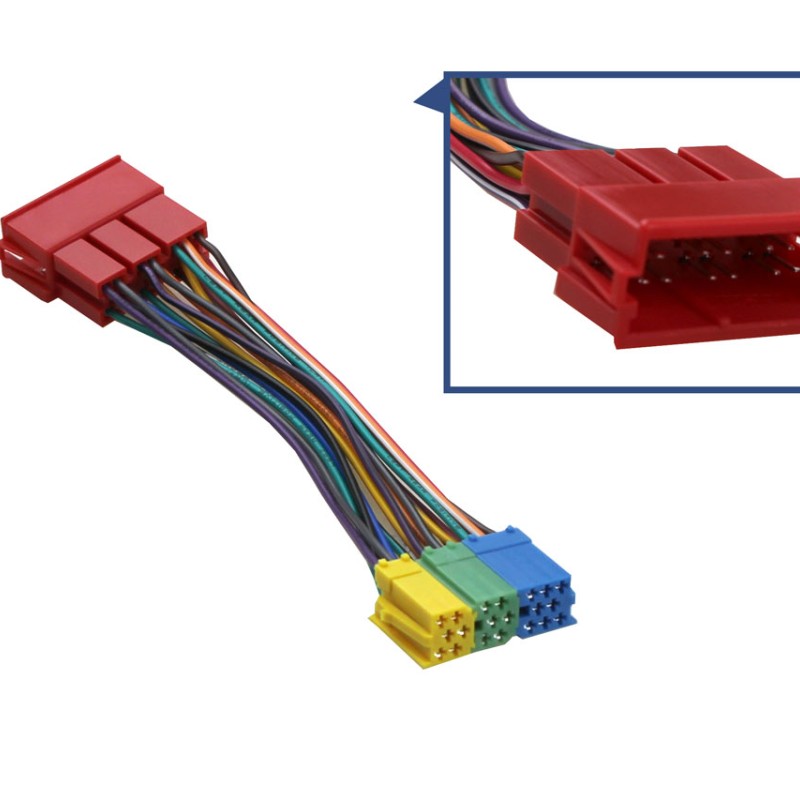KUFATEC Adapter Mini ISO teilbar für Audi, VW