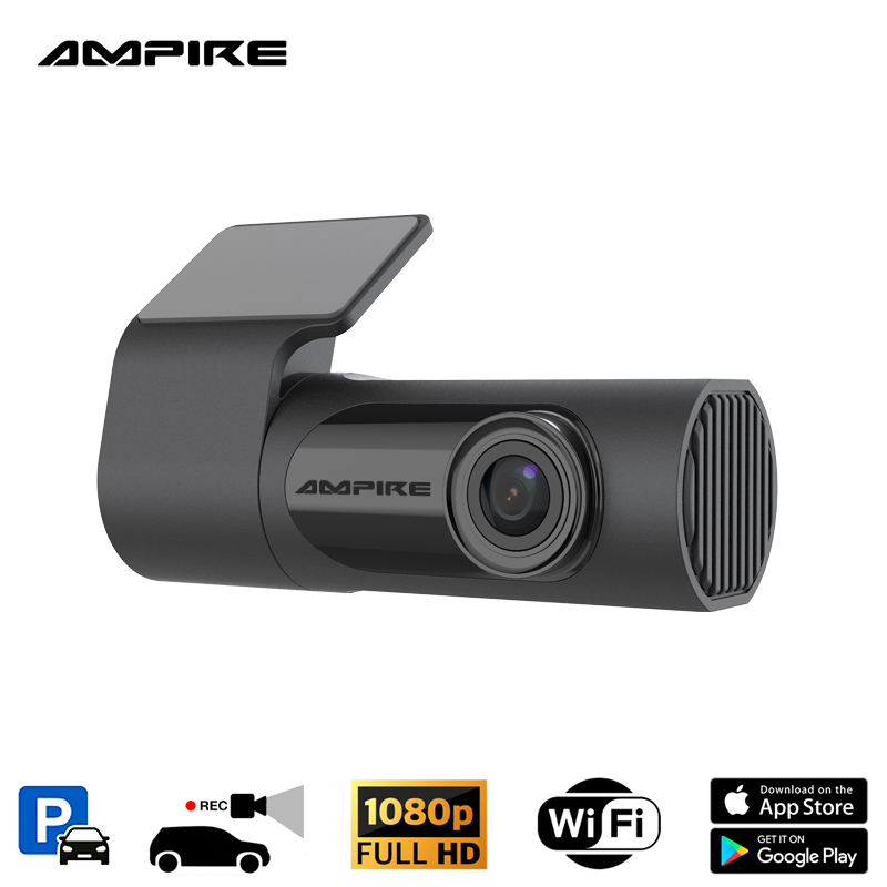 AMPIRE Dashcam in 1080p (Full-HD) Auflösung, WLAN