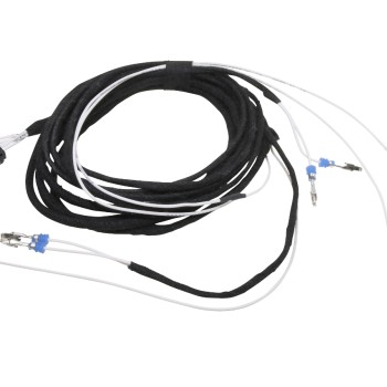 KUFATEC Kabelsatz mLWR Xenon / LED mit Tagfahrlicht auf Halogen Scheinwerfer für VW Polo 6C