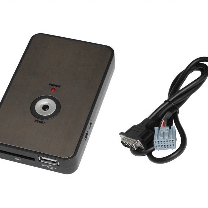 Digitales Music Interface USB SD AUX für Honda Steckverbindung Blau