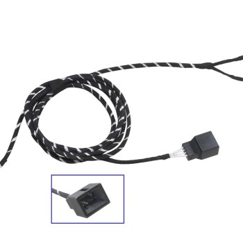 KUFATEC Kabelsatz Sitzheizung Rücksitzbank für VW, Seat, Skoda, MQB