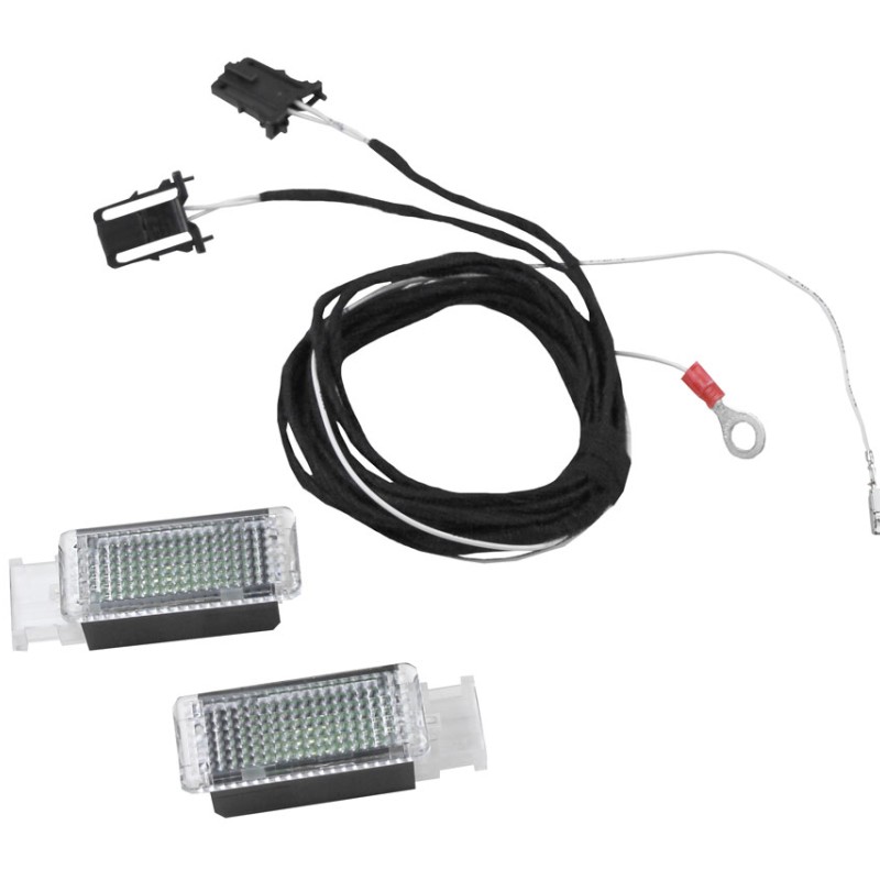 Nachrüstsatz LED-Fußraumbeleuchtung Front für VW, Seat, Skoda MQB