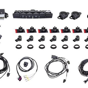 Komplett-Set Einparkhilfe plus OPS vorne & hinten für Skoda Rapid NH