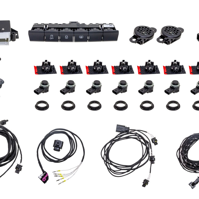 Komplett-Set Einparkhilfe plus OPS vorne & hinten für Skoda Rapid NH