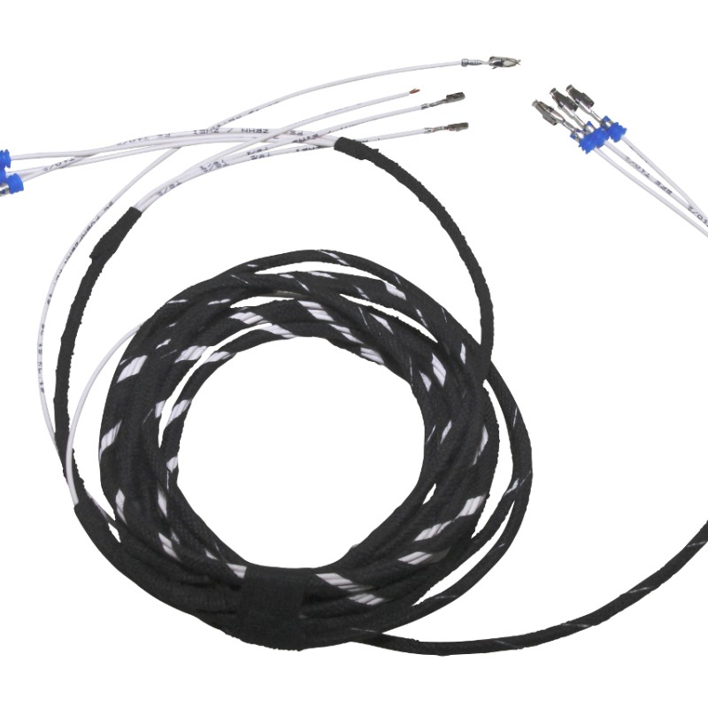KUFATEC Kabelsatz Erweiterung mLWR Xenon auf Halogen Scheinwerfer für VW Jetta 5C, VW Sharan 7N