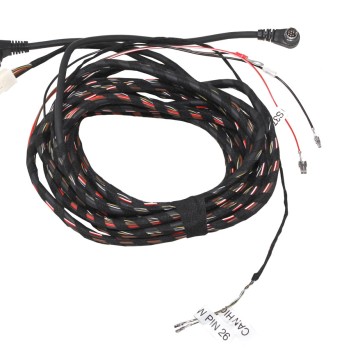 KUFATEC Kabelsatz TV-Tuner für VW MFD, AUDI RNS-D mit Can komplett, alt