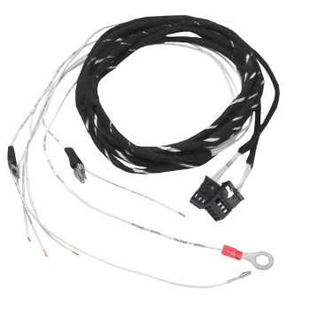 KUFATEC Kabelsatz Regensensor, abblendbarer Innenspiegel für Audi A1 8X, Q3 8U